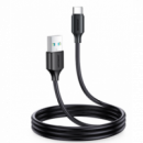 Cable de Datos de Carga Rápida Joyroom USB-A a USB-C 0.8 pies/0.25 metros Negro S-A9
