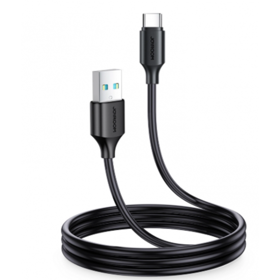 Cable de Datos de Carga Rápida Joyroom USB-A a USB-C 0.8 pies/0.25 metros Negro S-A9