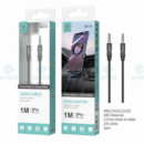 Cable de Audio IKREA 3.5MM Macho a Macho 1M 3PIN Abs Shell Negro WB1210