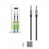 Cable ACCETEL de Audio Jack 3.5MM Macho a Macho, 4 Pines Trrs, 1.0M (AU116)