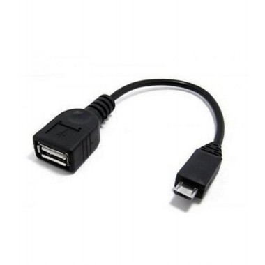 Cable Adaptador OTG Micro USB a USB Hembra WOOX (20 cm)