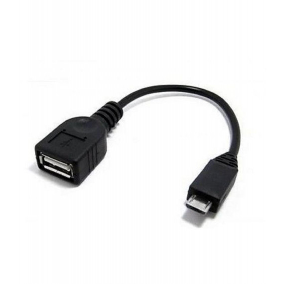 Cable Adaptador OTG Micro USB a USB Hembra WOOX (20 cm)