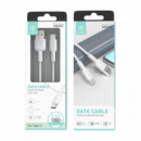 Cable IKREA USB a a Tipo-c 2.4A 1M Blanco (WB3557)