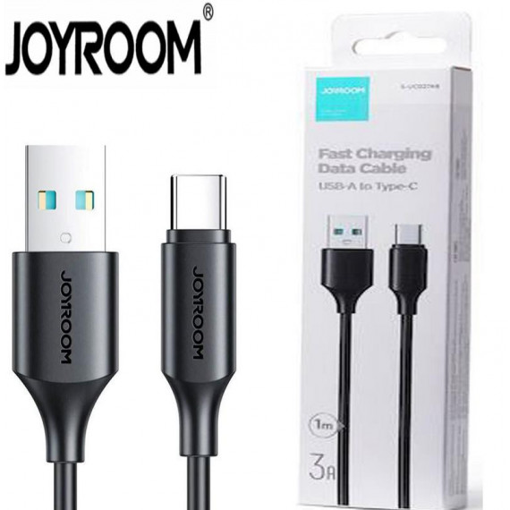 Cable Compatible JOYROOM USB a a Usb-c 3A/1M S-UC027A9 Negro