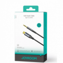 Cable JOYROOM Adaptador de Audio Tipo C a 3.5MM, 1.2M, Negro (SY-A07)