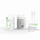 Cable de Datos Woox Type-C a Lightning 30W (2m) Blanco MX0023