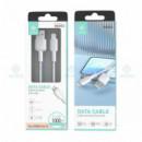 Cable Compatible IKREA Usb-a a Lightning 2.4A 1M WB3553 Blanco