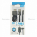 Cable Adaptador Digital AV ISER B7059 Lightning a HDMI y USB-A (Hembra) para iPhone/iPad, Negro