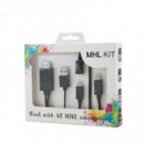 Cable MHL Micro USB a HDMI para TV (Compatibilidad Samsung Galaxy S3/S4/S5)