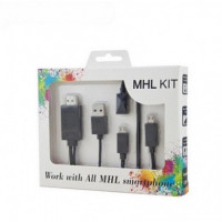 Cable MHL Micro USB a HDMI para TV (Compatibilidad Samsung Galaxy S3/S4/S5)