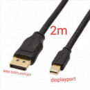 Cable Equip Mini DisplayPort Macho a DisplayPort Macho 2m