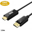 Cable Displayport a HDMI Macho 1.8M  EQUIP