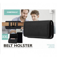 Funda Cinturón Onemax Horizontal Universal para Móvil Tamaño XLL (6.1"-7.0") Negro