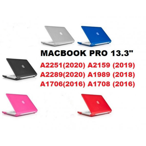 Carcasa Dura para MacBook Pro 13.3" (Modelos A2251/A2289/A2159/A1989/A1708/A1706)
