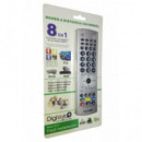 Mando a Distancia Universal DIGIVOLT 8 en 1 para TV y Múltiples Dispositivos
