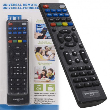 Mando a Distancia Universal 7 en 1 para Televisi&oacute;n