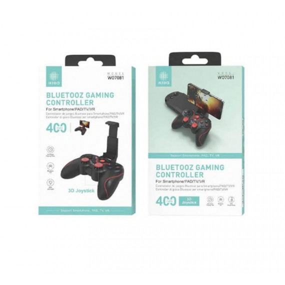 Mando Gaming Universal Bluetooth IKREA WO7081 Compatible con iOS/Android Negro