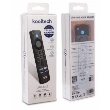 Mando Bluetooth con Control de Voz Kooltech Compatible con Amazon Fire TV Stick (CPM-AMZ)