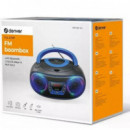 Reproductor Boombox DENVER TCL-212BT con Bluetooth, Cd, Radio Fm y USB (negro)