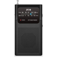 Radio SPC Icy Max Portátil Analógica Negra