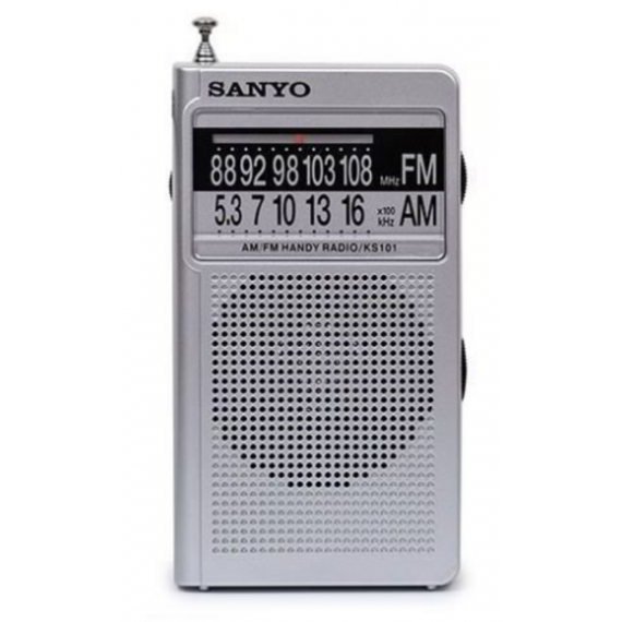 Radio SANYO Portátil de Bolsillo con Altavoz KS101P