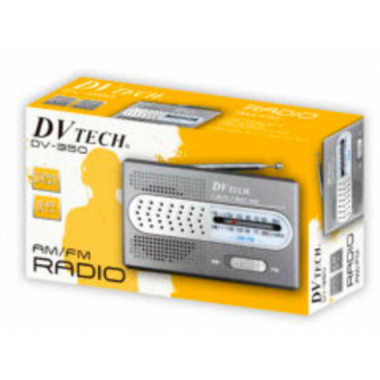 Radio Dv Tech Fm/am de Bolsillo DV350  DVTECH