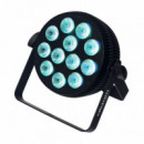 Foco Proyector LED 12x10W 4-en-1 RGBW Slim