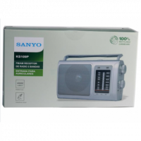 Radio Analógica SANYO de Sobremesa Am/fm, Plata (KS109P)