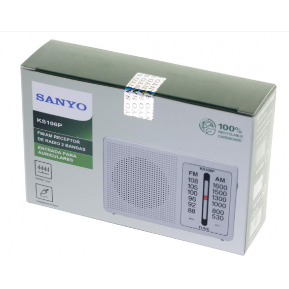 Radio de Bolsillo SANYO Am/fm KS-106P