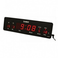 SANDA Reloj de Pared Digital con Calendario SD-4129