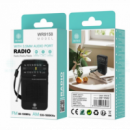Radio Portátil IKREA WR9158 Fm/am con Antena Larga y Correa Negra