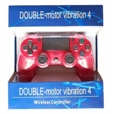 Mando Inal&aacute;mbrico Compatible para PlayStation 4 Rojo