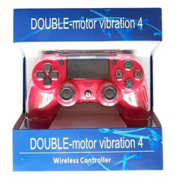 Mando Inalámbrico Compatible para PlayStation 4 Rojo