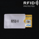Funda Protectora RFID de Tela para Tarjetas de Crédito y Documentos