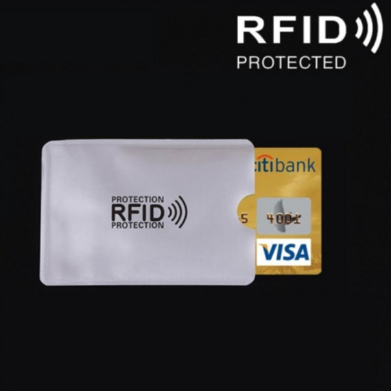 Funda Protectora RFID de Tela para Tarjetas de Crédito y Documentos