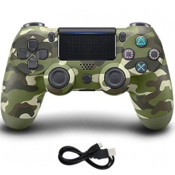 Mando Compatible Inalámbrico para PS4 Azul Camuflaje