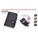 Tarjetero de Piel y Aluminio RFID X51 para 8 Tarjetas