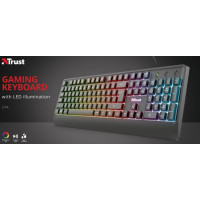 Teclado Gaming TRUST Ziva con Iluminación Led (24098)