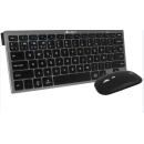 Teclado + Ratón Inalámbrico Subblim Business Slim RF 2.4GHz Negro (SUBKBC-CSSW10)