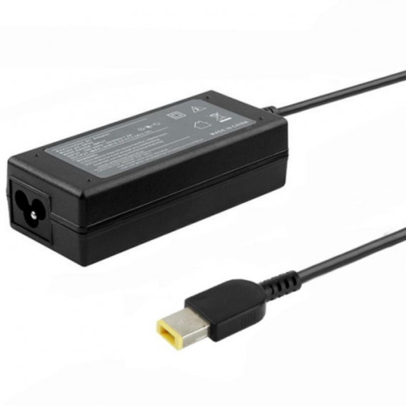 Cargador Portátil Compatible Lenovo 90W 20V 4.5A Punta Amarilla Cuadrada