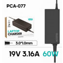 Cargador Accetel Portátil para Samsung 19V 3.16A (3.0*1.0mm) 60W PCA-077