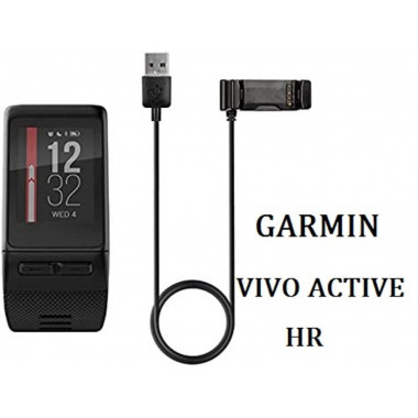 Cable de Carga USB Compatible para Garmin Vivoactive HR