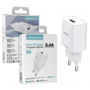 Cargador de Pared Apokin USB 2.4A Carga Rápida (Modelo PC61324)