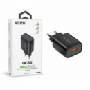 Cargador de Pared Accetel Carga Rápida QC3.0 18W Negro AC430B