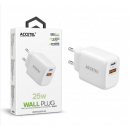 Cargador de Pared Accetel Carga Rápida QC/PD 3.0 25W AC550W