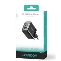 Cargador de Pared JOYROOM 12W 2USB R-TCN01EU Negro