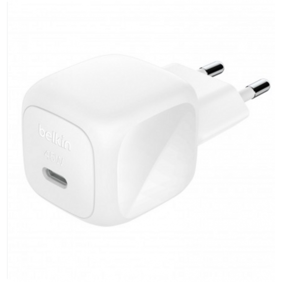 Cargador de Pared Universal Belkin USB-C 45W Blanco (WCA013KQWH)