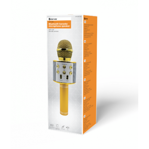 Micrófono Bluetooth Denver KMS-20GO Gold