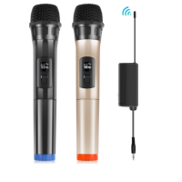 Micrófono Dual Inalámbrico Uhf PULUZ con Pantalla Led 3.5MM Negro PU643