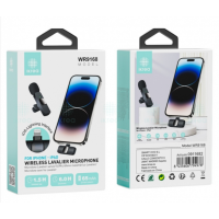 Micrófono IKREA Inalámbrico de Solapa Conector Lightning para Iphone/ipad Negro (WR9168)